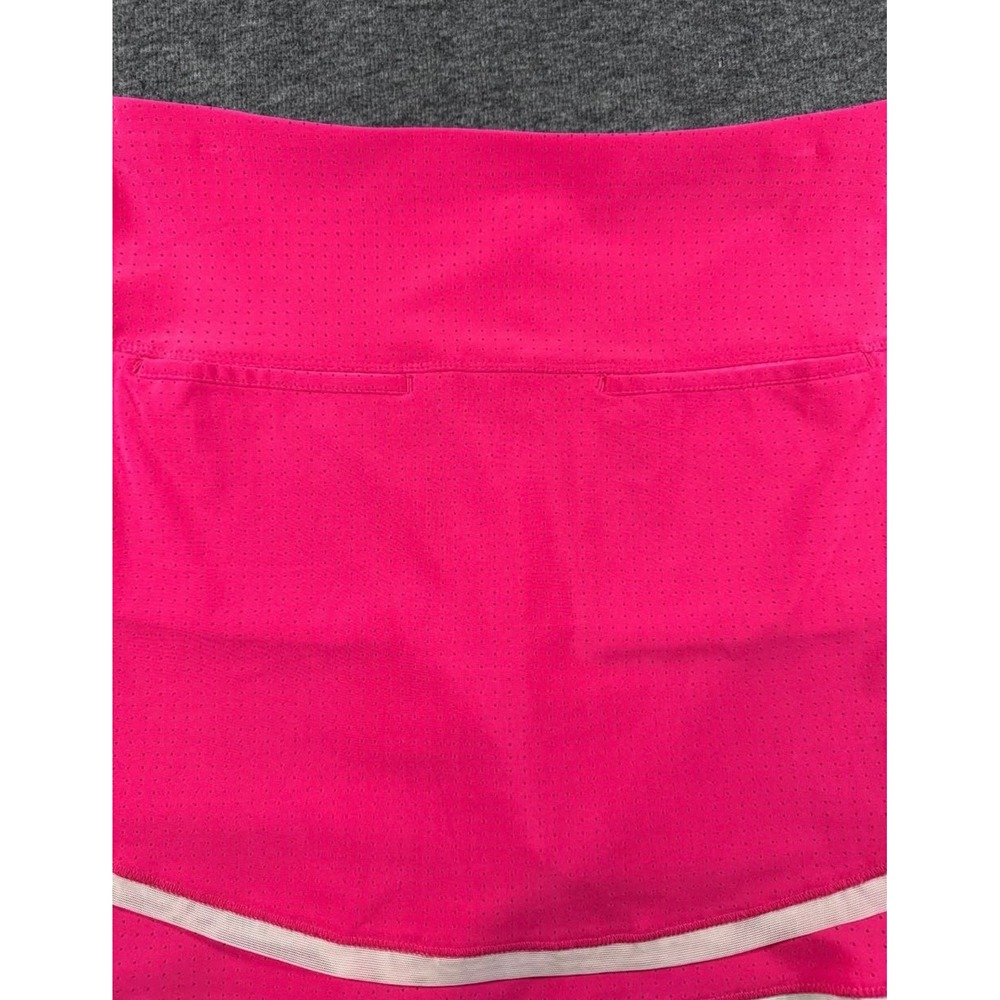 Lucky in Love Womens Neon Pink Scalloped Tennis Skort Size L Large Athletic Golf - Picture 7 of 7